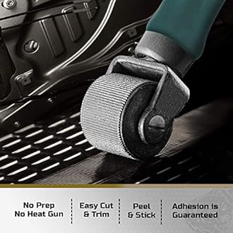 Siless Black 80 mil (2mm) 36 sqft Car Sound Deadening mat - Butyl Automotive Sound Deadener - Noise Insulation and Vibration Dampening Material (36 sqft)