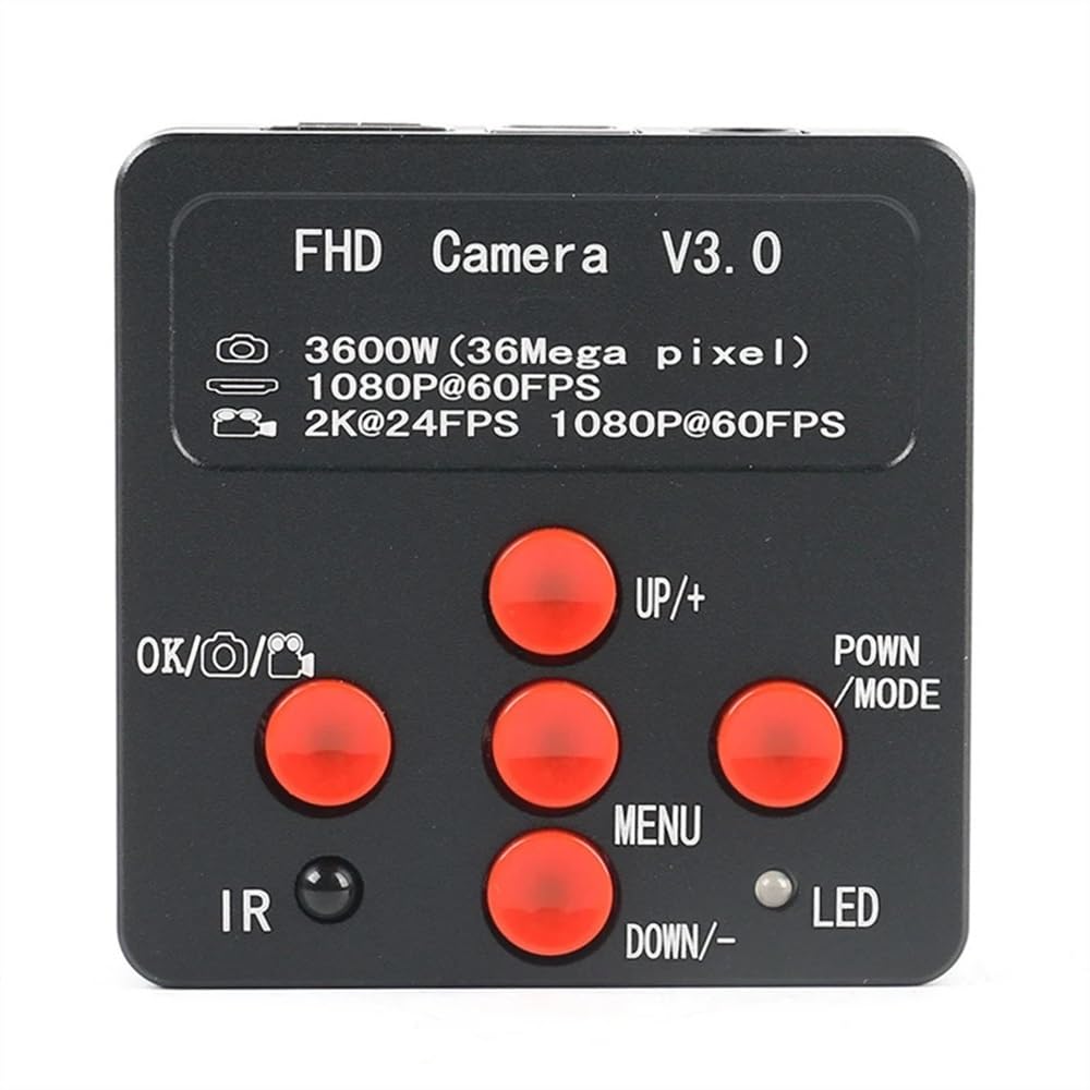 Accessori per microscopio da laboratorio 1080P FHD 36MP 2K HDMI USB Industriale Elettronico Digitale Video Microscopio Della Macchina Fotografica 130X Zoom C Mount Obiettivo Grande Visione ad alta dis