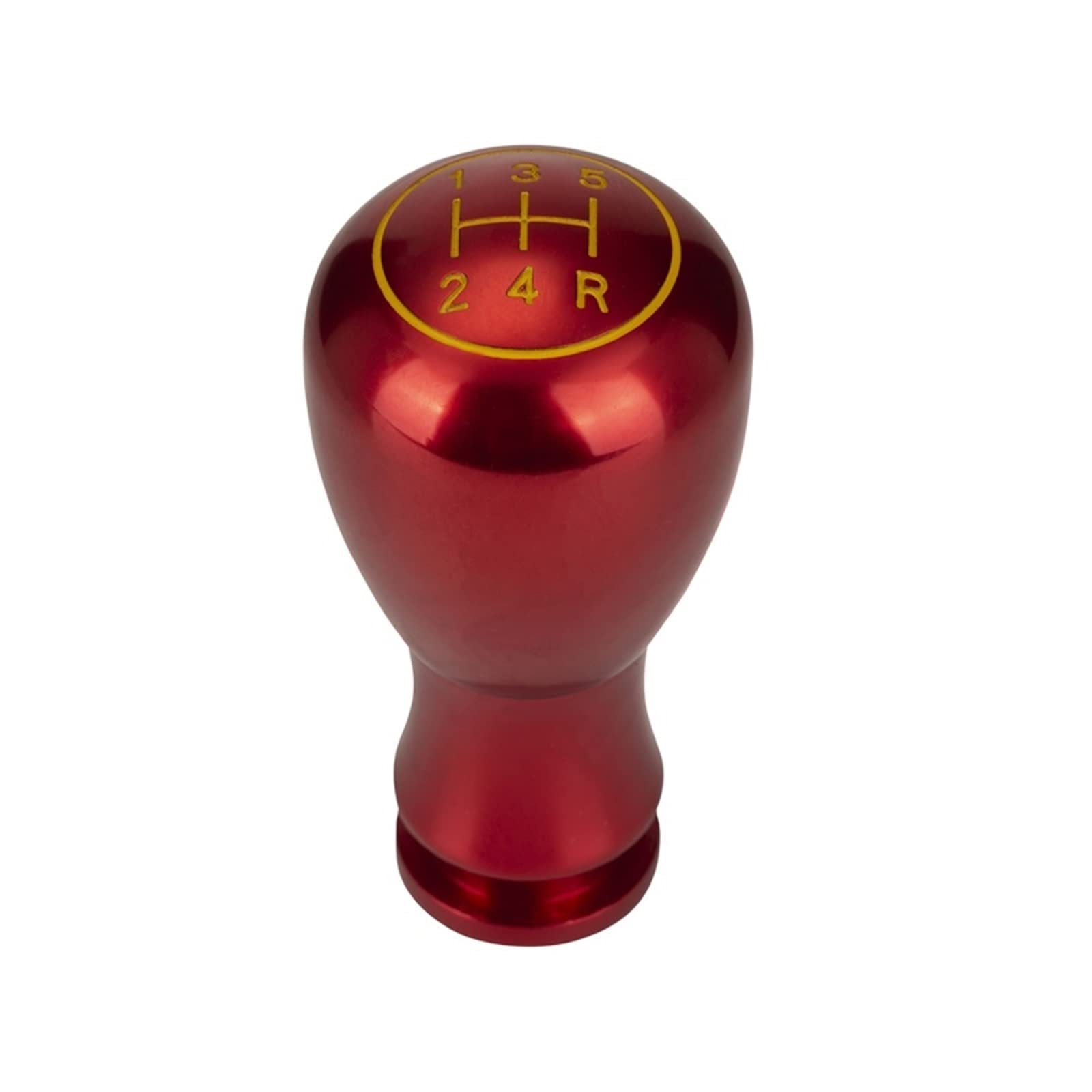 Pomello del cambio Leva del pomello cambio per auto Shiftier Maniglia per trasmissione in alluminio rosso universale per la maggior parte delle con manuale