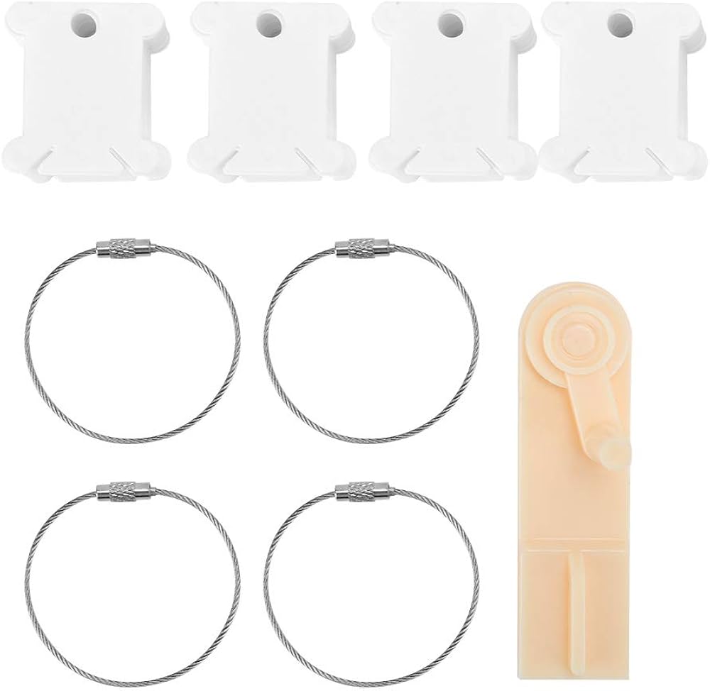 100pcs Bobine Plaque De Fil En Plastique Broderie Croix Canette Pour Couture Bricolage DIY