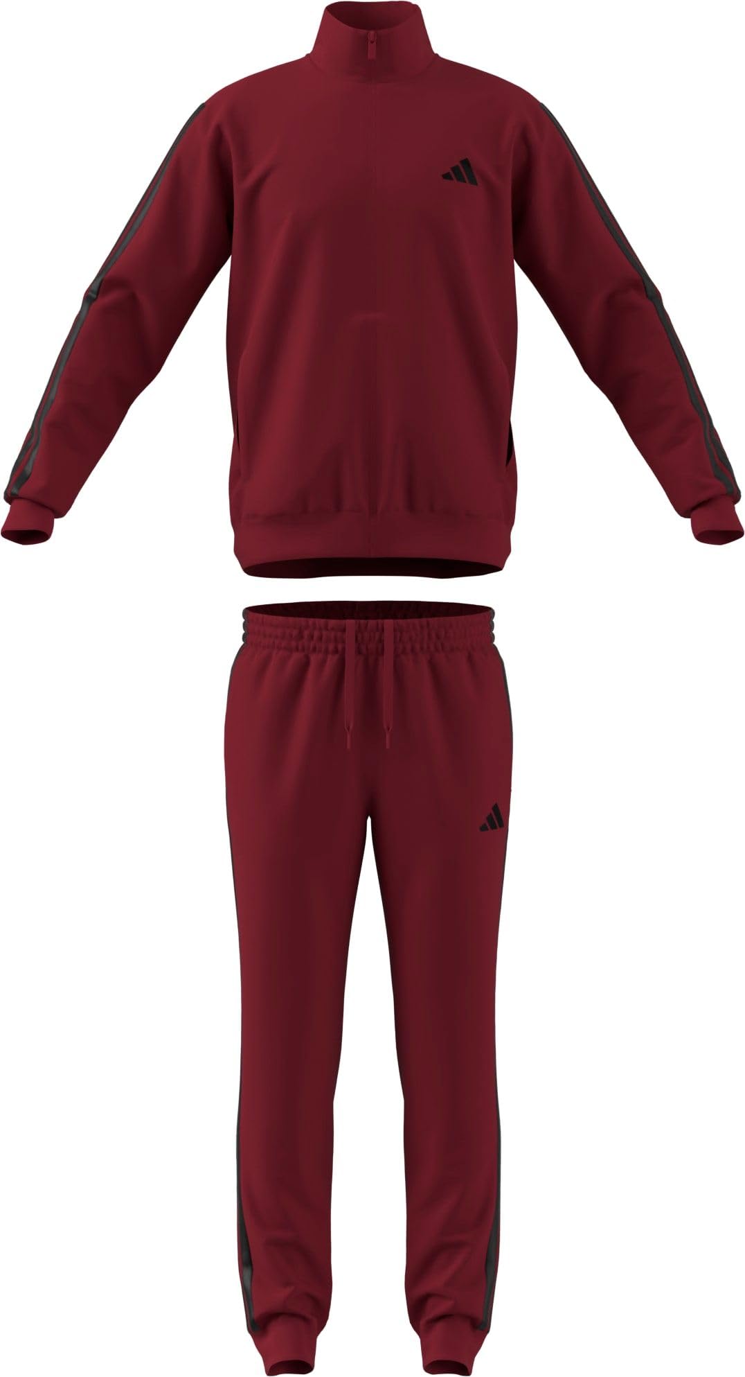 adidas Herren Sportswear Basic 3 Stripes Tricot Track Suit