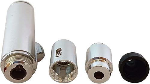 Miniatura 8 de Encendedores de butano, encendedores recargables de combustible de butano, ajustable, resistente al viento, con ajustador de llama más ligero,