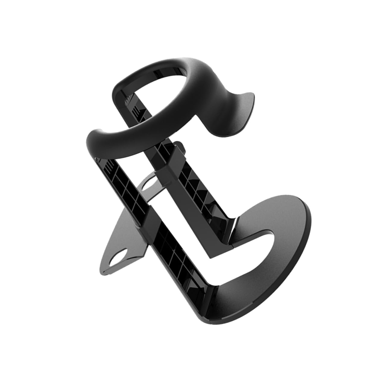 Supporto Vr per Visore, Supporto Display Nero in Plastica | Struttura Removibile, Facile da Trasportare, Spazio per Controller da Gioco e Ordine sulla Scrivania