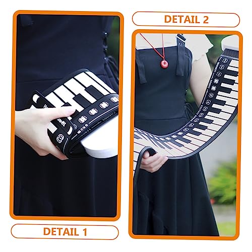 DRESSOOS Clavier Du Contrôleur Numérique Piano Électrique Claviers Support De Clavier Piano à Clavier Usb Musical Portable Sans Fil Ordinateur Midi Keytar Souple Composant Élèctronique - Les Beatles, Paul McCartney, John Lennon, RIngo Starr, George Harrison DRESSOOS Clavier Du Contrôleur Numérique Piano Électrique Claviers Support De Clavier Piano à Clavier Usb Musical Portable Sans Fil Ordinateur Midi Keytar Souple Composant Élèctronique – Image 4