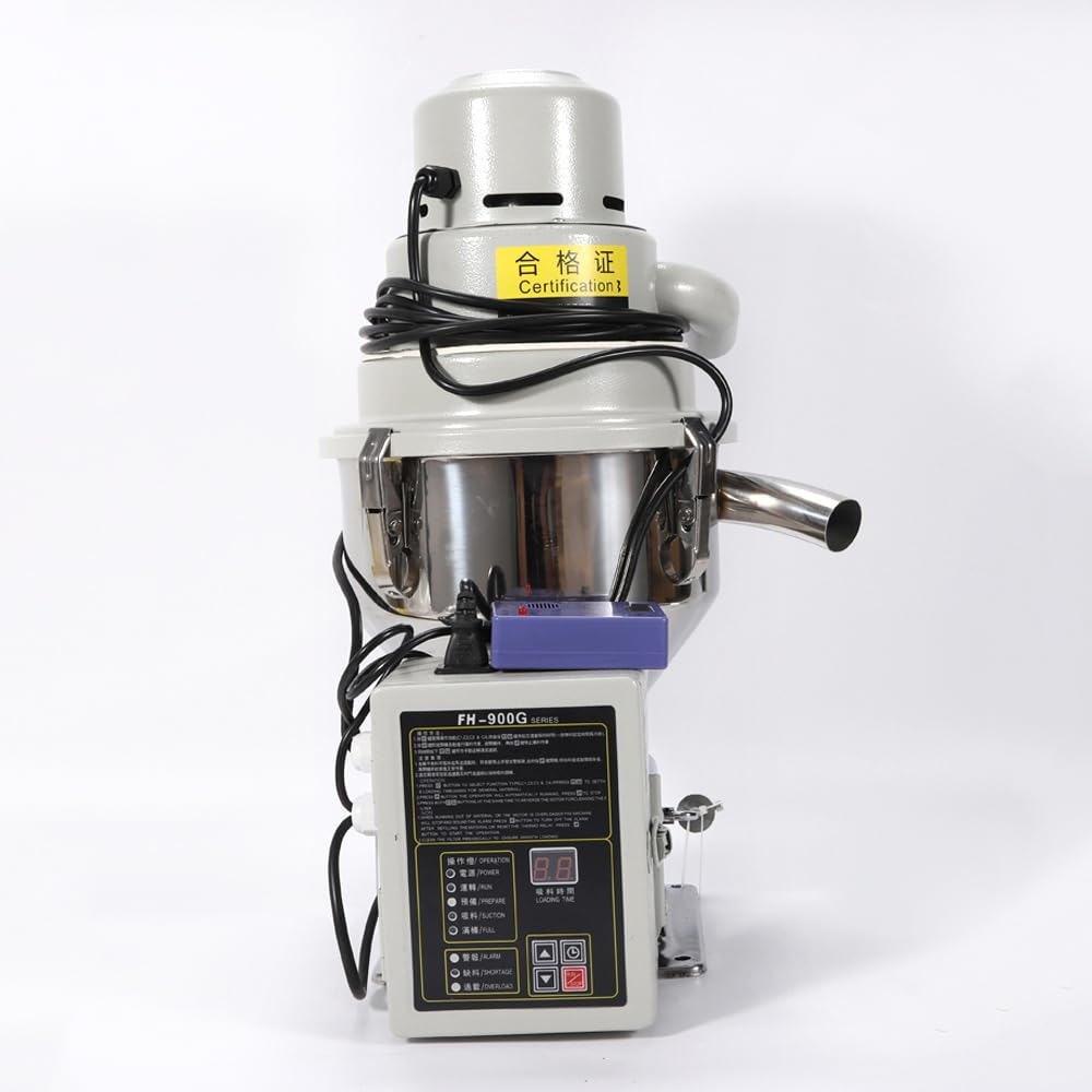 Macchina di aspirazione automatica a vuoto da 300 g, per un funzionamento silenzioso. Le macchine sono dotate di una portata di 300 kg/ora, 1,2 KW, 300 mm/HZO, 7,5 l