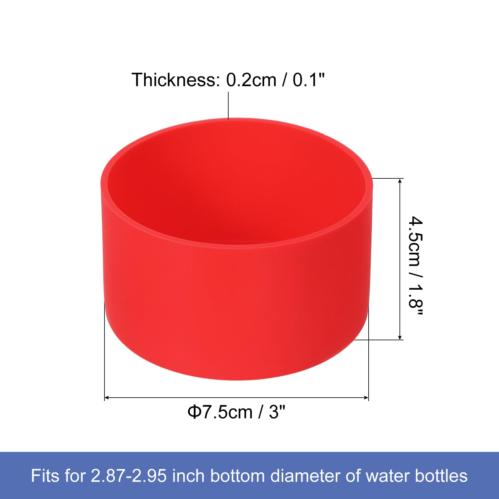 Protective Bling Silicone Boot Sleeve For 12oz-40oz Sport Flask & Water
