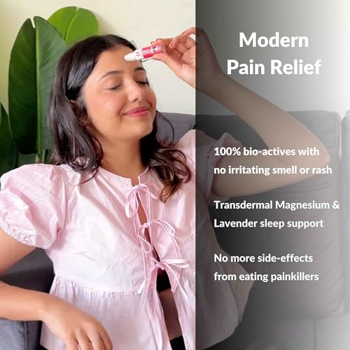 Image of Zanskar Headache & Migraine Roll-on | Instant Relief from Stress, Eye Strain, Sinus & Cold | Magnesium + Lavender + Clove | Natural, Pocket-Friendly, Premium Packaging - 10 ml