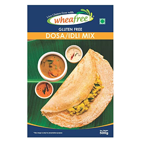 Image of Wheafree Gluten Free Sorghum Sooji (Pack of 2 x 400g Each) & Wheafree Dosa /Idli Mix - Pack of 2 (500g each)