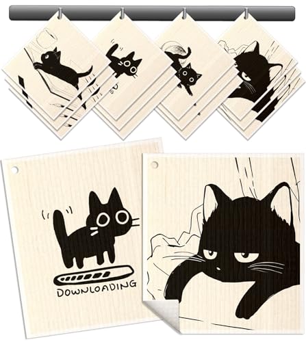 Miss Adola Kitchen Swedish Dishcloths 12 Pack Reusable Swedish Cloths