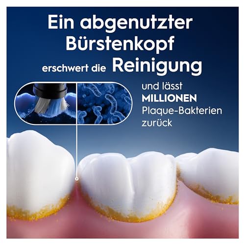 Oral-B iO Ultimative Reinigung – ORIGINAL Aufsteckbürsten für Elektrische Oral-B iO Zahnbürsten – Bürstenköpfe, Zahnbürstenaufsatz, Ersatzbürsten, Fortschrittliche Tiefenreinigung – Schwarz, 8 Stück 6