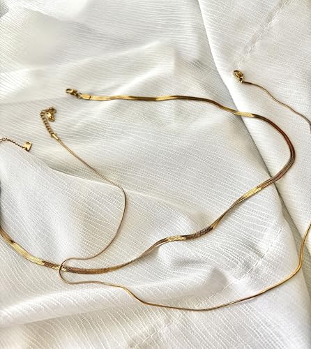 Choker Necklaces for Woman, Gold Choker Necklaces for Woman, Titanium Steel Snake Necklace, Minimalist Jewelry for Women, gifts for women & gifts for men3