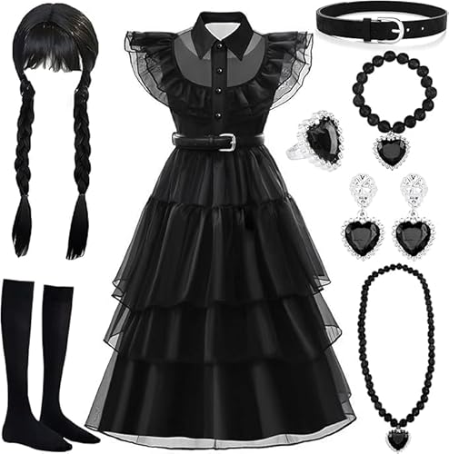 Compra tu disfraz de Miércoles Addams al mejor precio - [EpocaDisfraces01]