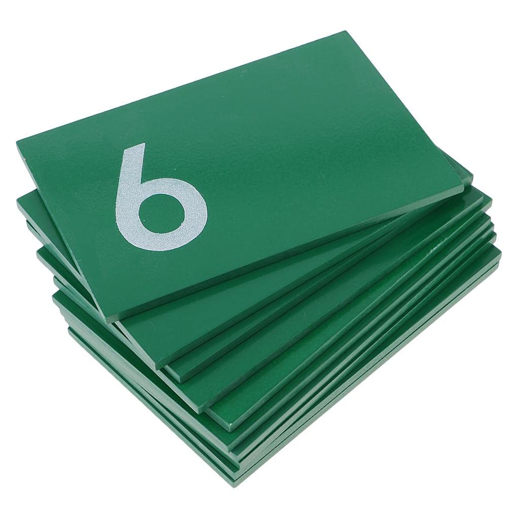 Set Carte Numeri Per Bambini | 10 pezzi, faggio, attività prescolare, didattico