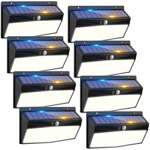 Peasur 368LED Solarlampen für Außen mit Bewegungsmelder