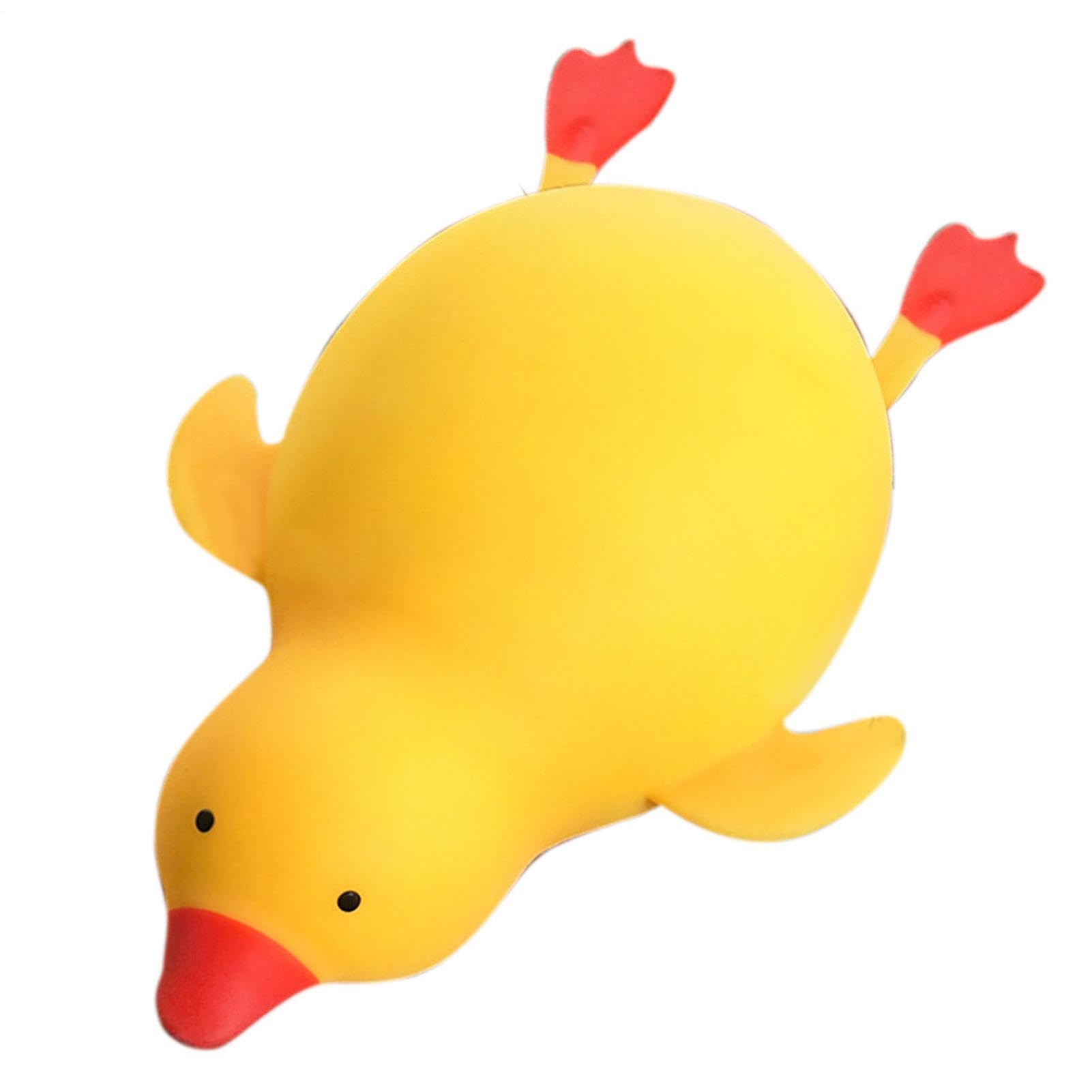 Jumbo Duck Toy, Large Soft Squeeze Duck Stress Relief Ball Sensory Fidget Toy For Kids Adults, Cute Yellow Ducks for Office Desk Classroom Birthday Party Favors