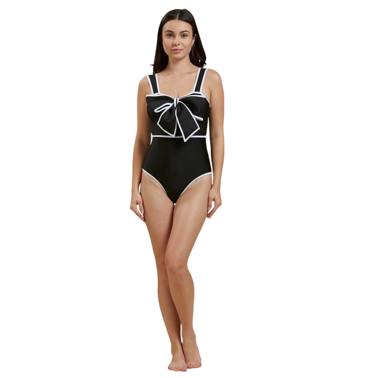 Women's Premium Chicbow Monokini Black | Stylish Monokini for Women |1 pc Swimwear-image-40