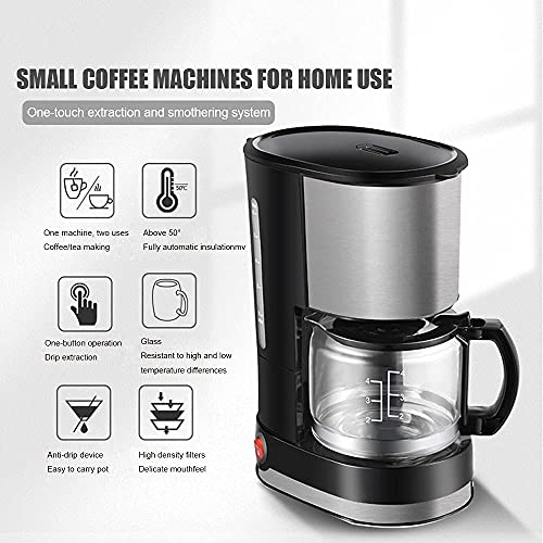 FAQUAN Kaffeemaschine Kaffeemaschine Kleine Kaffeemaschine für den Heimgebrauch Automatisches Drip Brewing für Office… – Bild 3