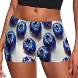 Design élastique : doté d'une taille flexible, nos boxers mignons Blueberry 1 Print pour femme offrent une élasticité adaptable qui s'adapte à diverses morphologies. Profitez d'un ajustement parfait avec nos boxers pour femme, quelle que soit votre silhouette