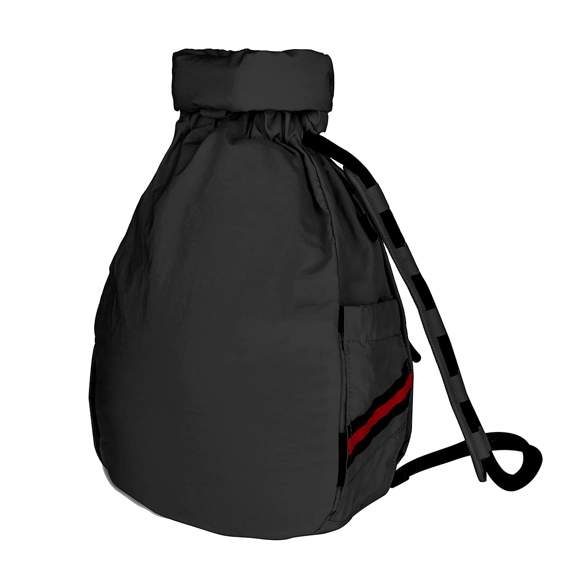 OHMY FIT Water-Resistant Drawstring Bag - Expandable 30L with Anti-Theft Zipper Pockets - Ideal Small Cinch Backpack for Men, Women, and Kids -