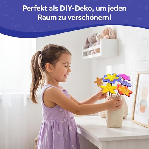 Skillmatics Poke-in Kunst – Blumenstrauß, Spaß ohne Kleckern für Kinder, DIY-Bastelset, Nähset, kreative Aktivität, Geschenk für Mädchen & Jungen von 4 bis 9 Jahren
