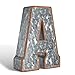 Galvanized Metal 3D Letter A