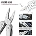 ROXON S803 Flash Multitool Pliers Survival Tool Multi Tool with Flint Rod, Outdoor Essential