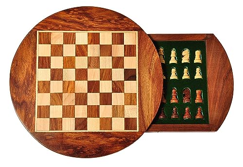 Jeu d'échecs magnétique anti-chute avec tiroirs pour ne plus perdre les pièces