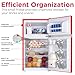 Frigidaire Retro Compact Fridge Freezer Combo, 3.1 cu. ft. Capacity, Small Top Freezer Refrigerator, Mini Fridge with Built-in Bottle Opener – 19”