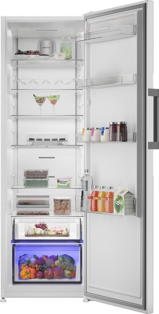 Hotpoint - HPMLF6443W4E Réfrigérateur Armoire Pose Libre 365L - Technologie No Frost et VitalCare - H 186,5 x L 59,7 x P 70,9 cm - Classe Énergétique E - Blanc