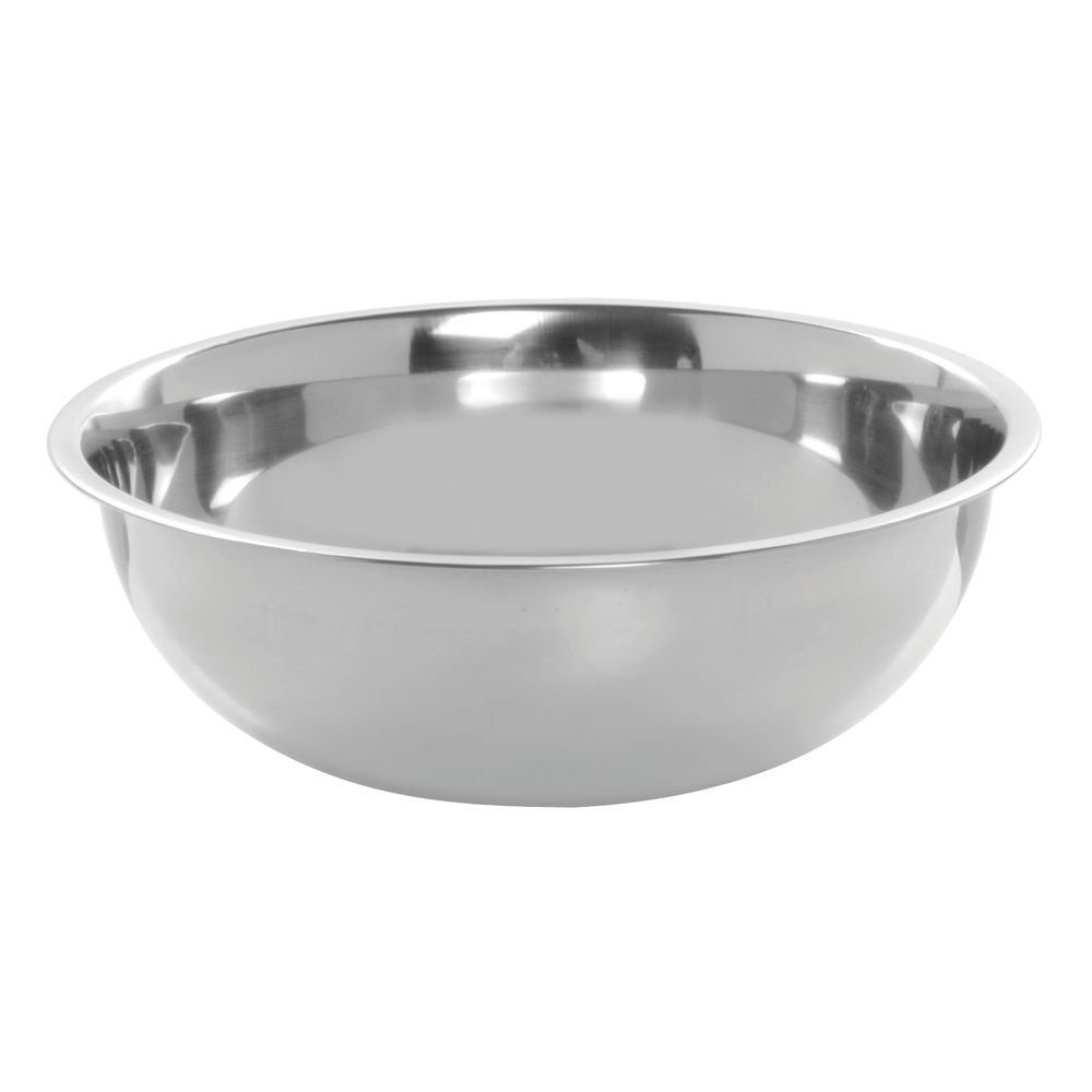 Mixing Bowl Stainless Steel 1 1/2 qt - 8 3/10"Dia x 3"H by HUBERT – 1.5 quarts, Stainless Steel, Silver