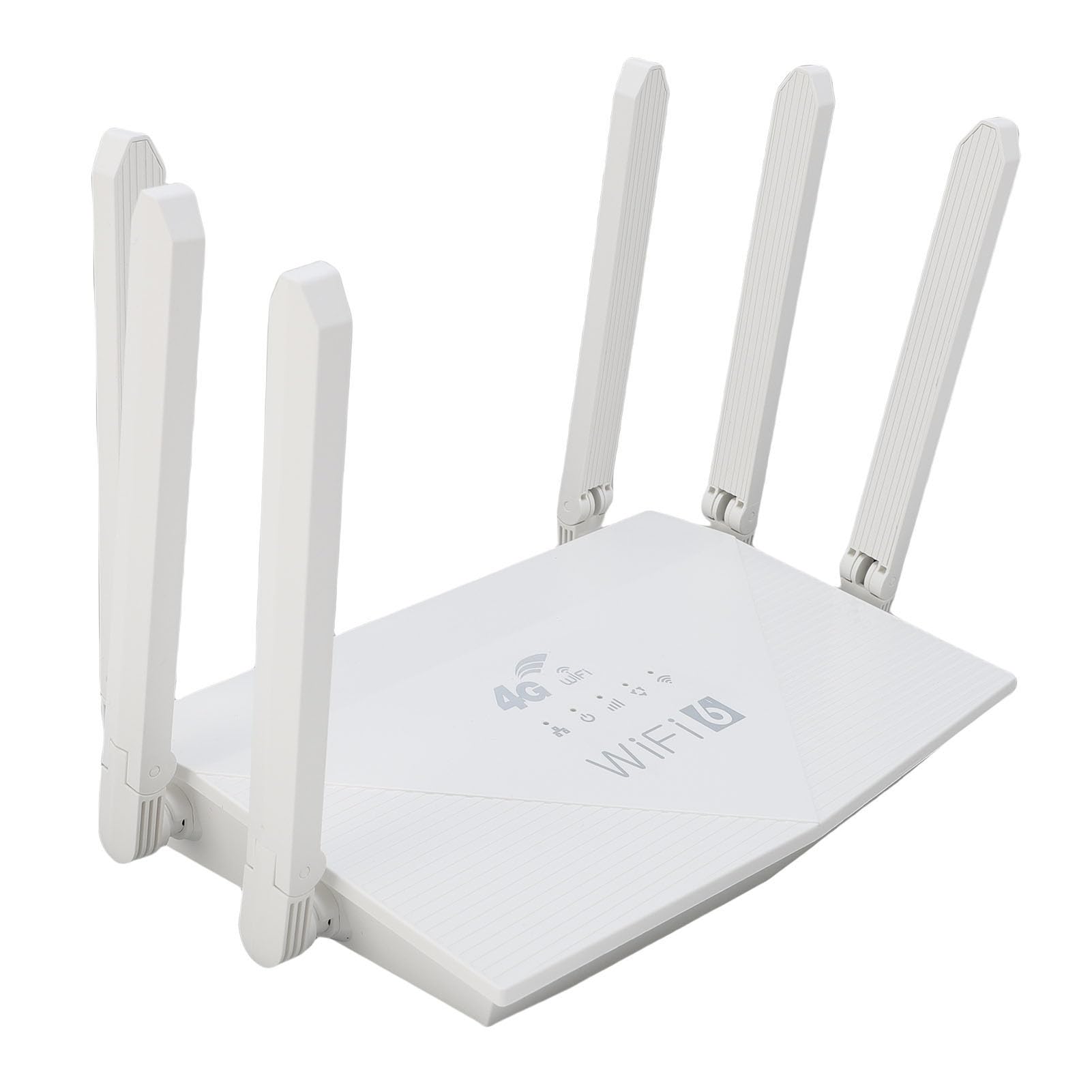 Zunate Router WiFi 6 Scheda SIM 4G LTE |Router Wireless CPE da 300 Mbps con 6 Antenne per Viaggi all'aperto in Rete Domestica