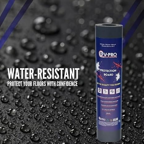 V-PRO 317sqft Floor Protector - Anti Paint, Durable, Waterproof, Floor Covering - Ideal for Construction, Renovations and Move. - Ultimate Floor Protection Solution for Home and Office