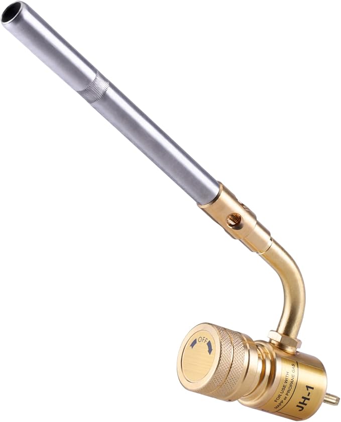 TAUSOM Mapp Gas Torch, Propane Torch Head 360° Rotatable Nozzle