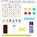 Arkmiido Pizarra Madera, Pizarra Magnetica Infantil, Caballete de Doble Cara para niños,...