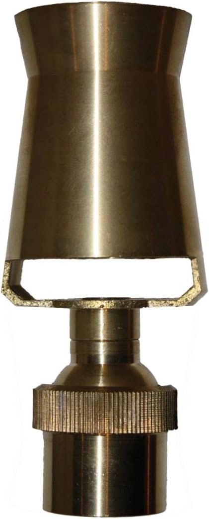 BRONZE FOAM JET NOZZLE for Pond Fountain Produces Foaming Geyser Spray - Features Tilt Option and 1 Inch FPT Inlet