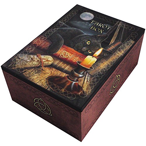 PTC 6.25 Inch Witching Hour Tarot Card Jewelry/Trinket Box Figurine