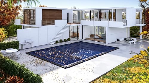 Cobertor Rectangular Invierno para Piscina 14x28 ft miniatura 3