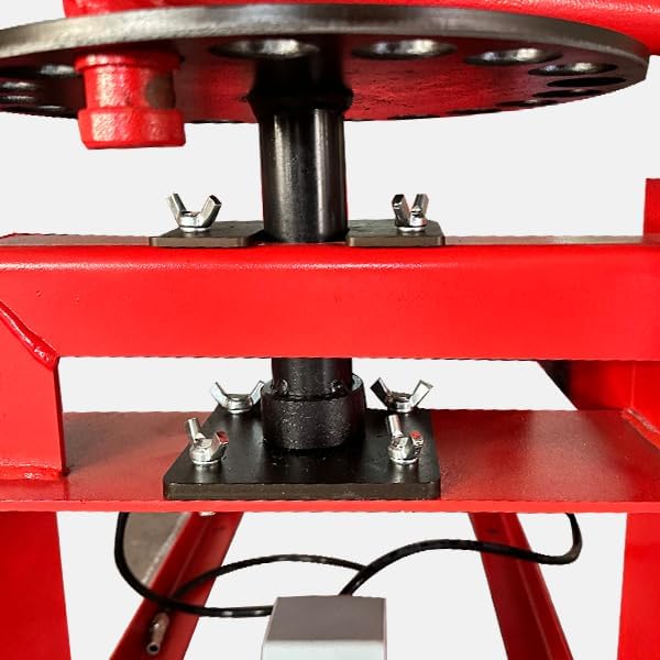 KATOOL 39" Max Wheel Diameter Mini Tire Changer Machine Tire Machine for Road Rescue, Shop Repair, and Home Garage, Red, KT-2002P