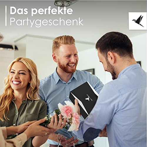 Foto von Beyond Moscow Mule Becher Set Kupferbecher - Becher aus Kupfer mit Strohalmen & Geschenkbox I Moskau Mule Kupfertasse Set mit traditionell glatter Oberfläche als Gin Tasse & für Cocktail (4er Set)