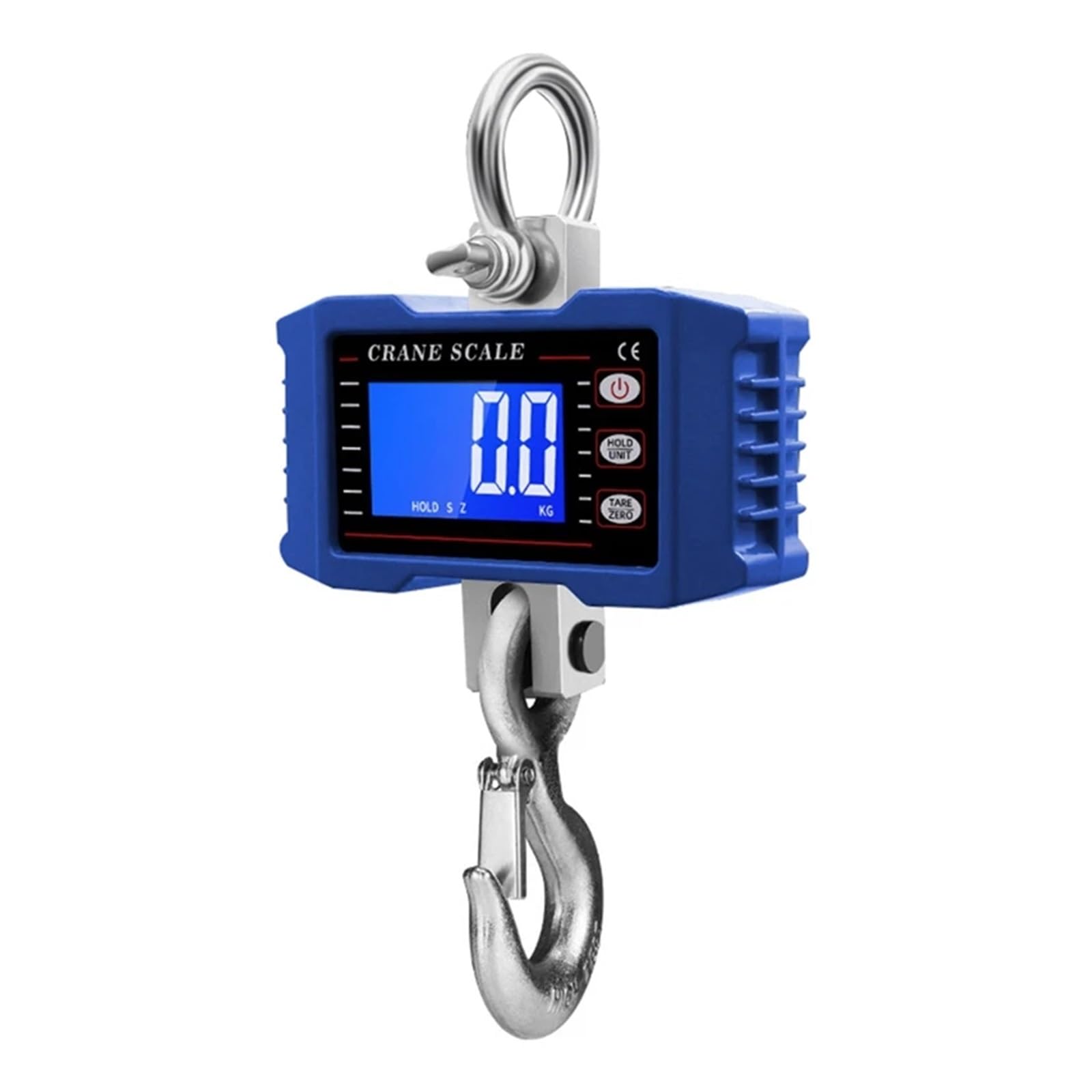 Gqnblvhzupdm Blu Crane Scale, Digital Crane Scale 1000Kg Hanging Industrial Heavy Duty For Farm,Factory,Construction