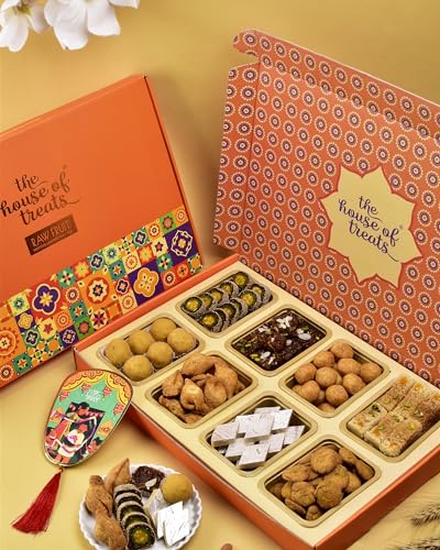 Image of Diwali Sweets Diwali Hampers Diwali Gifts Diwali Gifts For Family And Friends Sweets For Diwali Pack Of 8 Sweets Besan Laddo Anjeer Chakkar Sweets Diwali Sweets Hamper