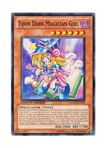 Amazon.co.jp: 遊戯王 英語版 GLD4-EN015 Toon Dark Magician Girl 