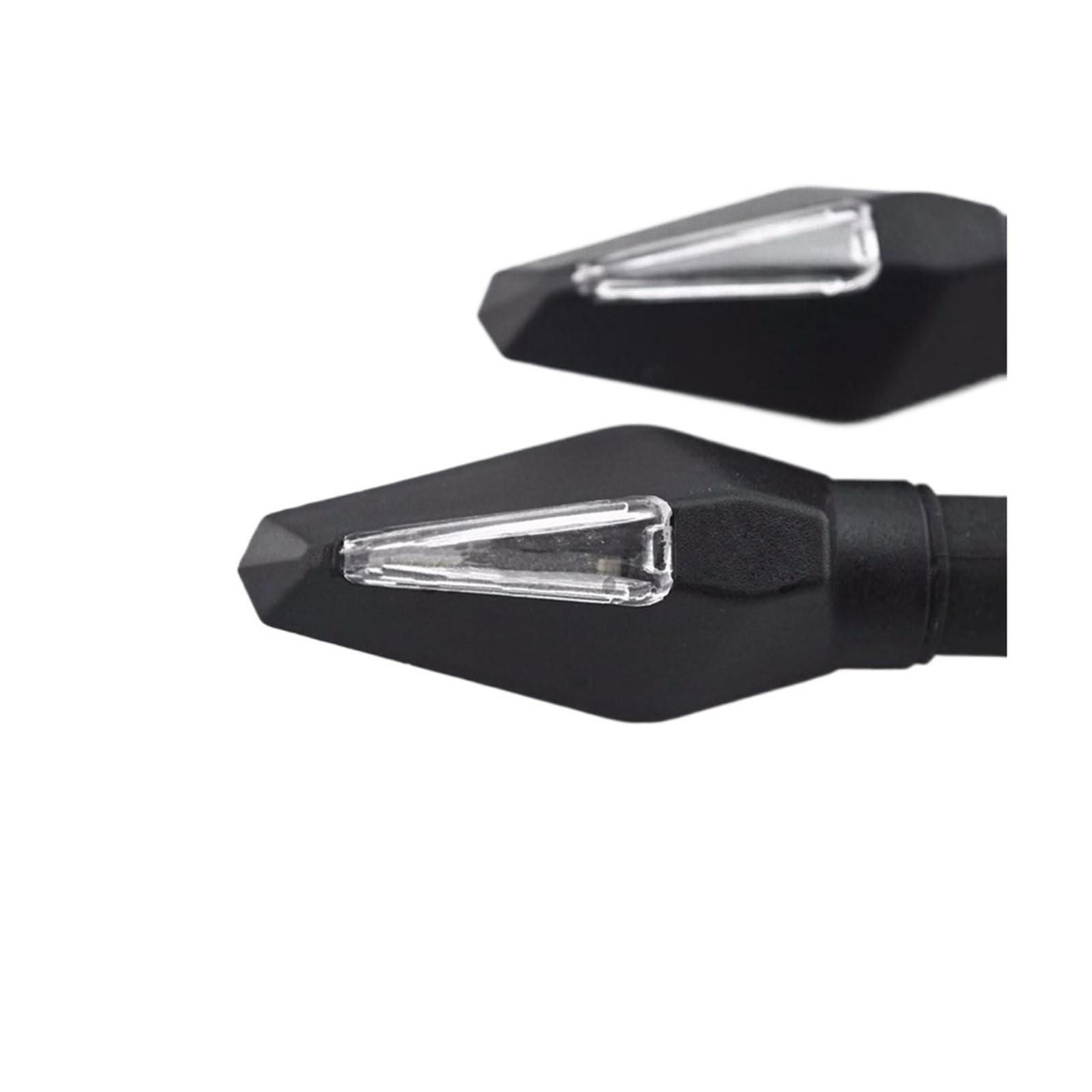 2 Unidades de Intermitentes universales de 12 V para Motocicleta, Luces de señalización ámbar.