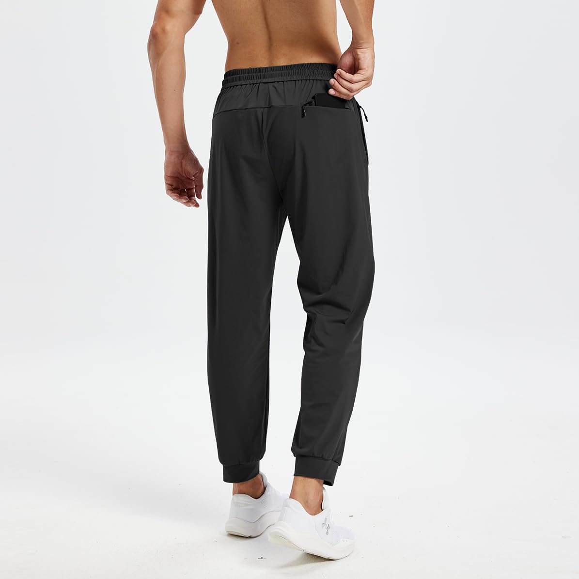 Rane Sports Pantaloni da Jogging da Uomo - Leggeri e Traspiranti, Elastici per Fitness, Corsa e Abbigliamento Casual