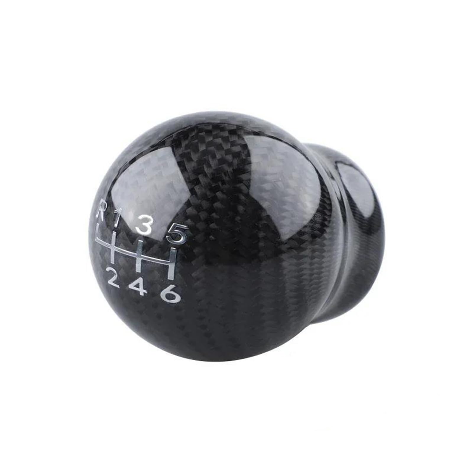 SPVPDMIWFK Gear Stick Head 1PCS Universal Carbon Fiber Gear Shift Knob Manual Shifter Gear Shifter Knob