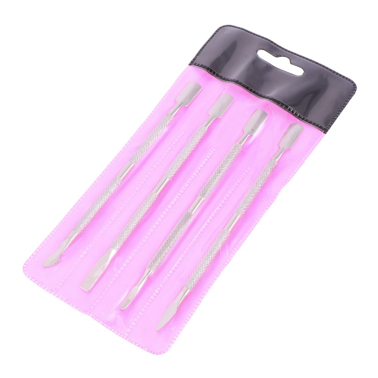 NULYLU Nail Cuticle Remover Tool Kit 8pcs Professional Push Sticks Cleaner for Salon Home