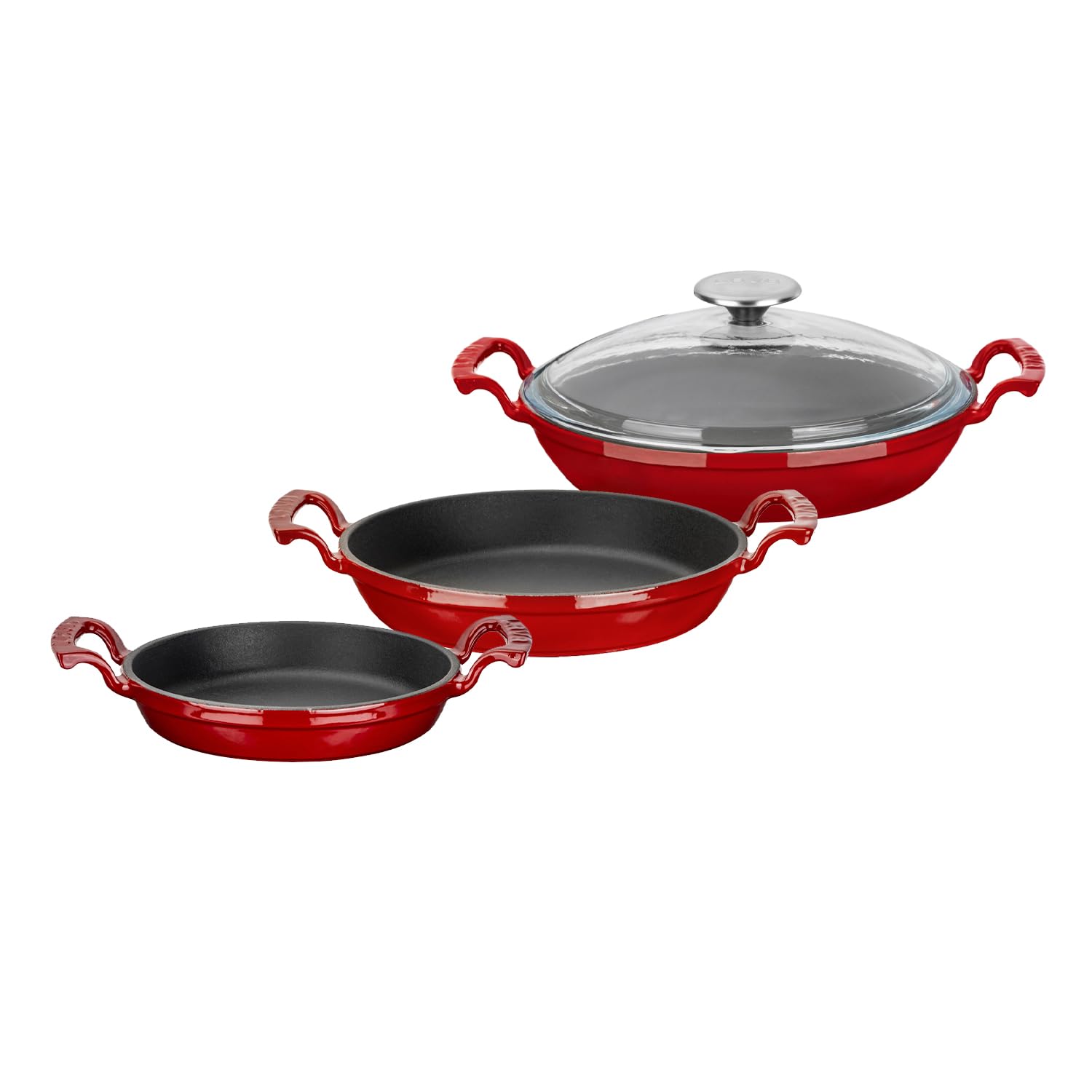 LAVA Döküm Sahan Seti 16-20-24 cm - Profesyonel Lezzet Koleksiyonu
