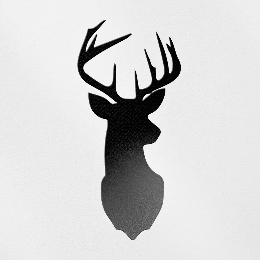 Amazon.com: Transparent Decal Stickers of Deer Head 4 (Black) Premium  Waterproof Vinyl Decal Stickers for Laptop Phone Accessory Helmet Car  Window Mug Tuber Cup Door Wall Decoration ANDstic81285aBLAA : Sports &  Outdoors