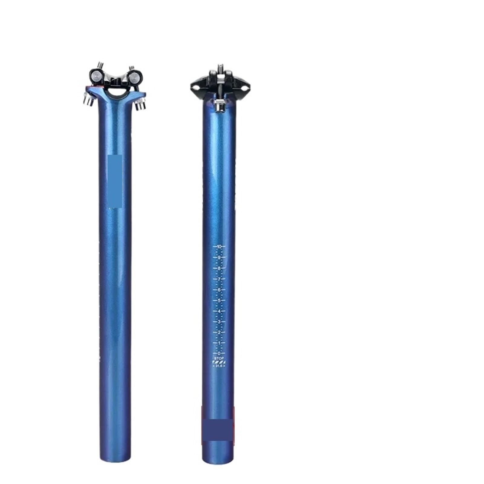 Sattelstütze Kohlefaser-Fahrrad-Sattelstütze, Mountainbike-Sattelstütze, versetztes leichtes Sitzrohr für Bike(272-400mm)