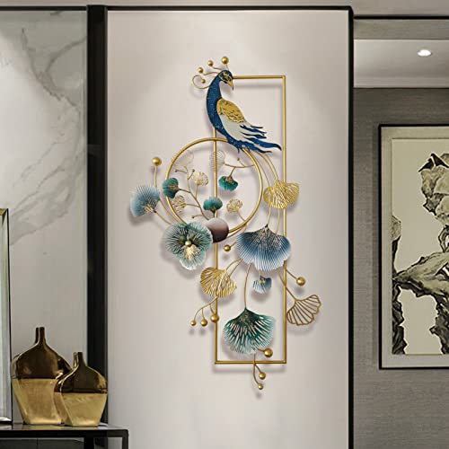 Mroinss Creative 3D Peacock Metal Wall Art Decor thumb #3